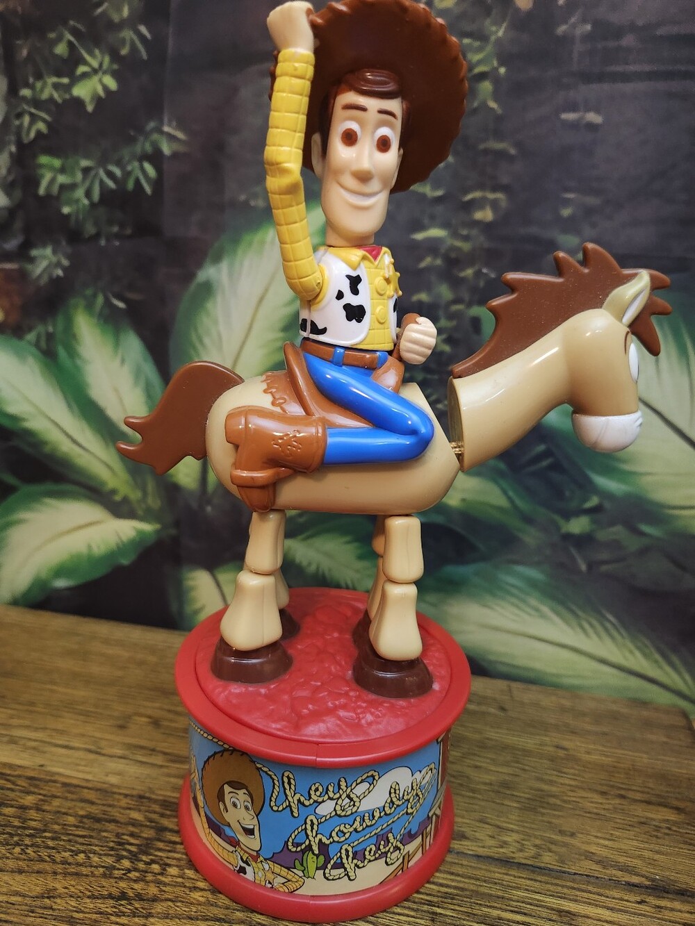 Vintage 1999 McDonald Woody And Bullseye Toy Story 2 Candy Dispenser